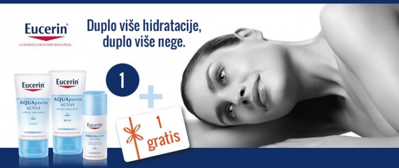 Eucerin duplo vise hidratacije - duplo vise nege!!!