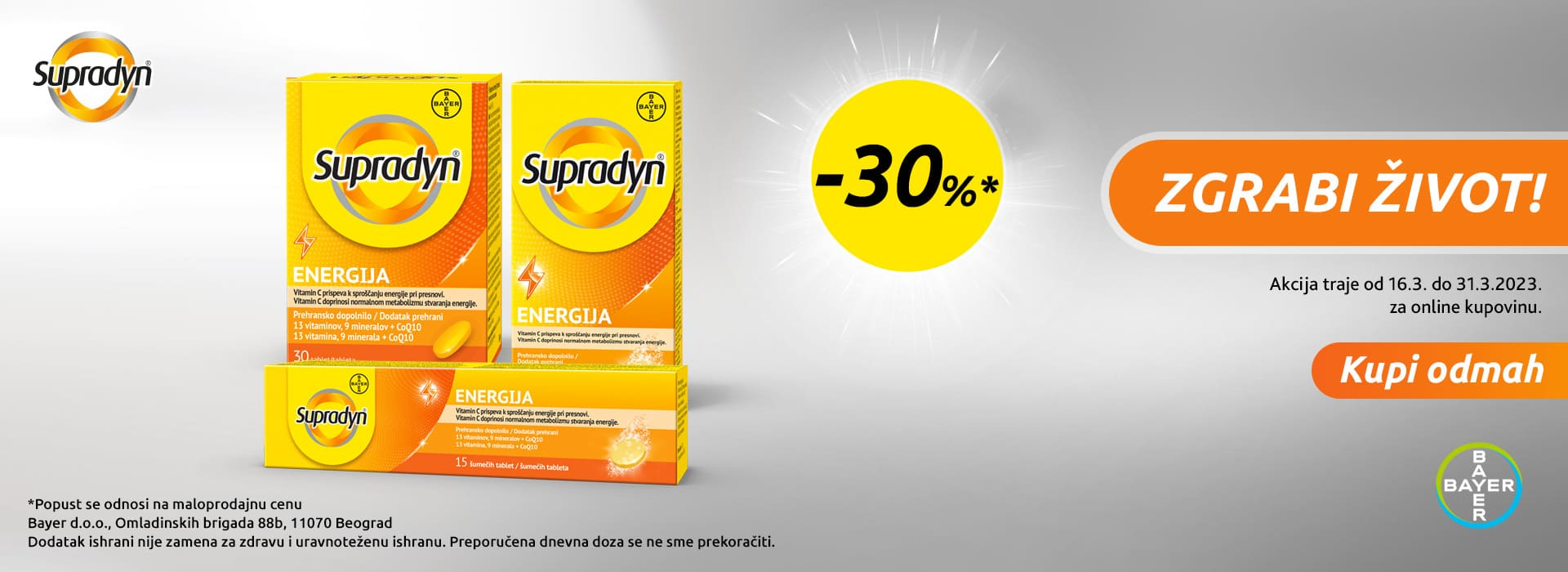 Supradyn Energija brend - Srbotrade