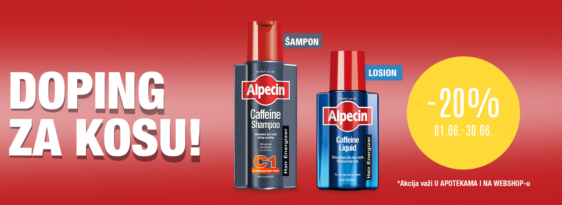Alpecin baner