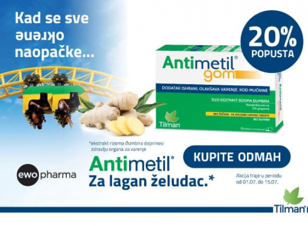 Antimetil Gom - akcijska cena
