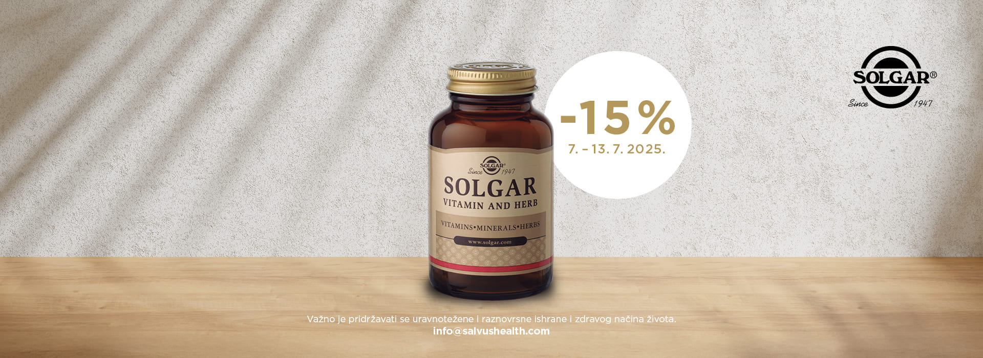 Solgar dani 07/25
