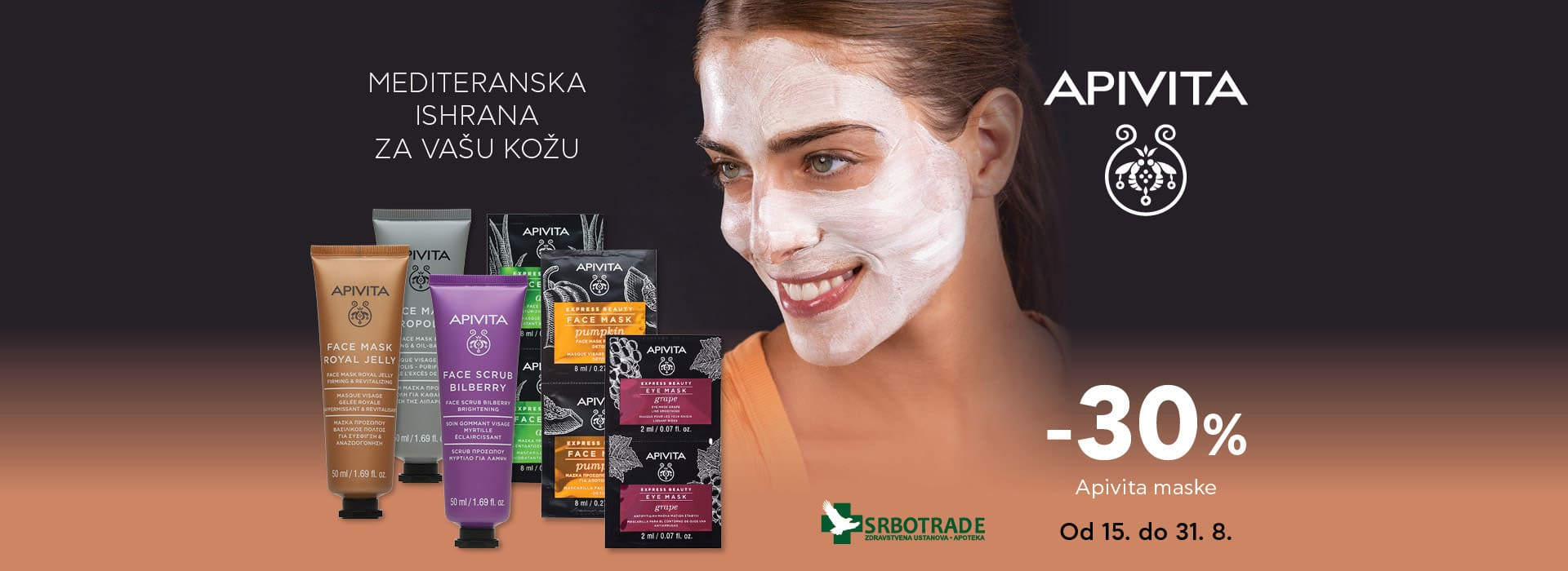 Apivita maske 08/25