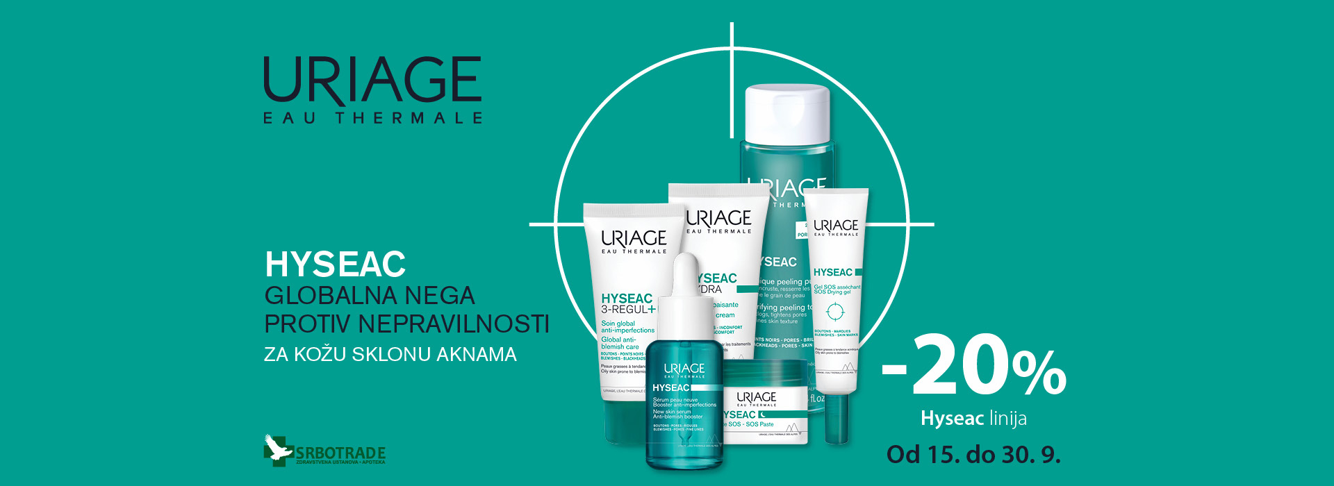 Uriage Hyseac 09/25 brend - Srbotrade