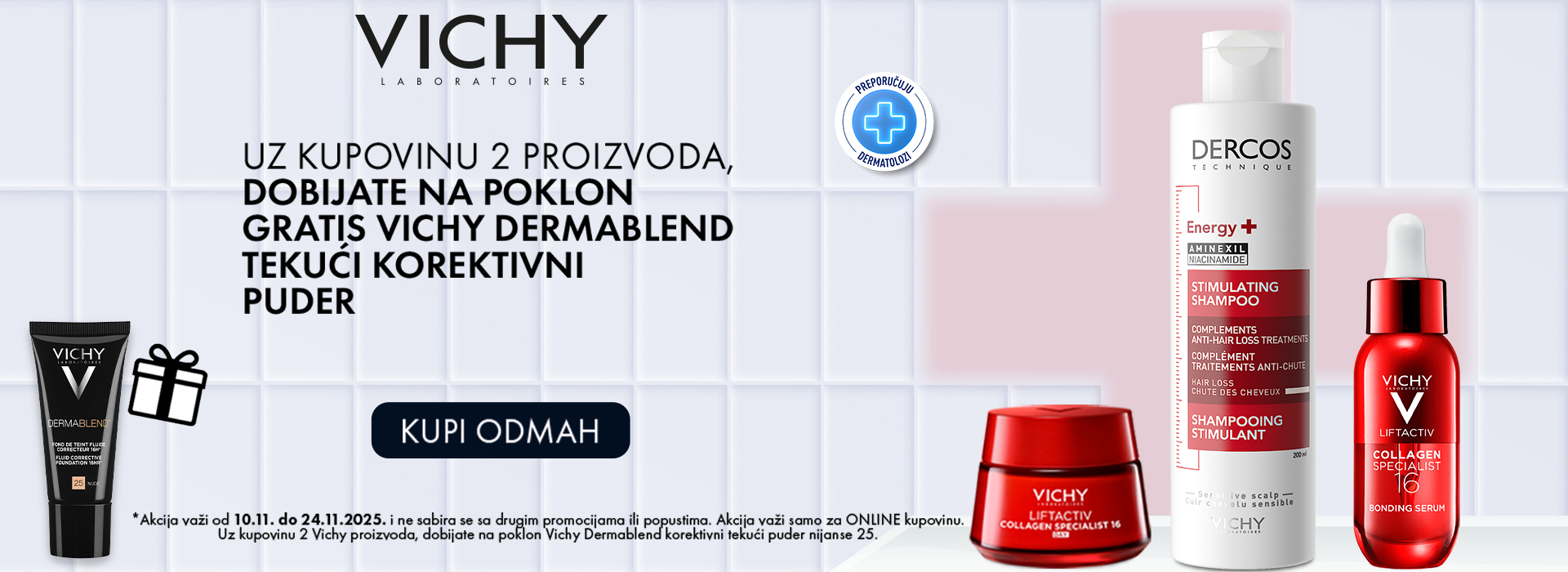 Vichy 2+1 11/25 brend - Srbotrade