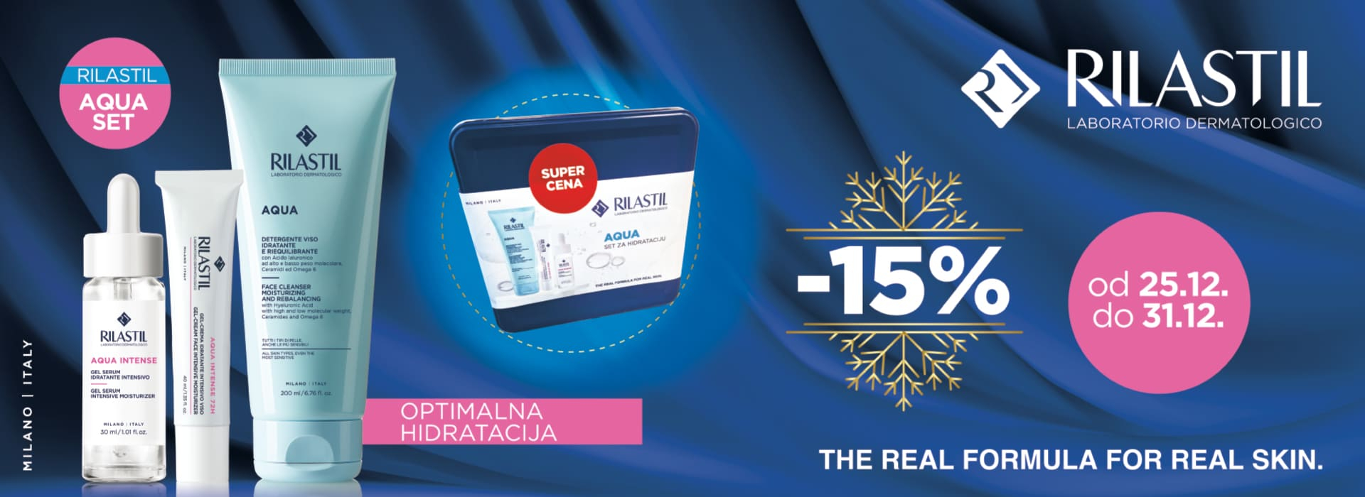 Rilastil Aqua set 12/25 brend - Srbotrade