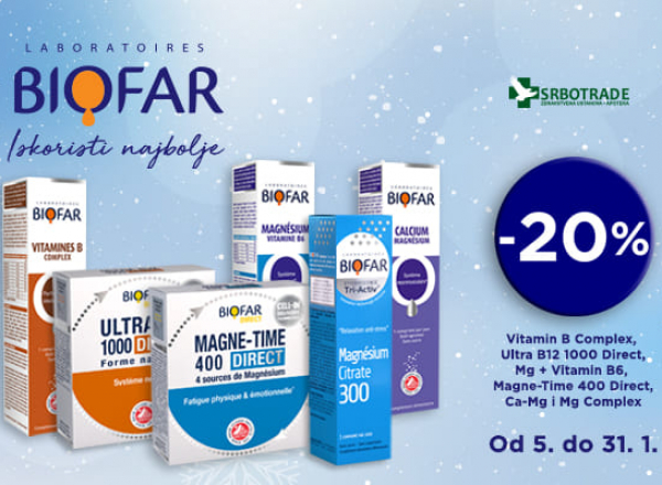 Biofar odabrani proizvodi - akcijska cena