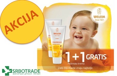 Weleda akcija 1+1 gratis