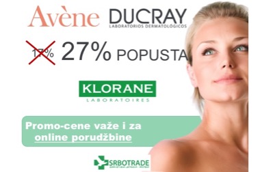 I ove nedelje promocija Avene, Ducray i Klorane kozmetike