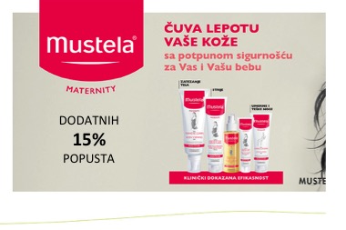 Akcija Mustela Maternity kolekcije