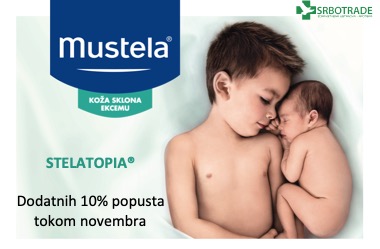 Dodatni popust na Mustela Stelatopia liniju