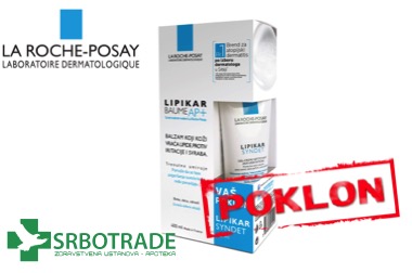 La Roche Posay Lipikar Baume akcija