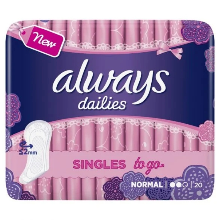 Always Single Wrap dnevni ulošci 20 komada