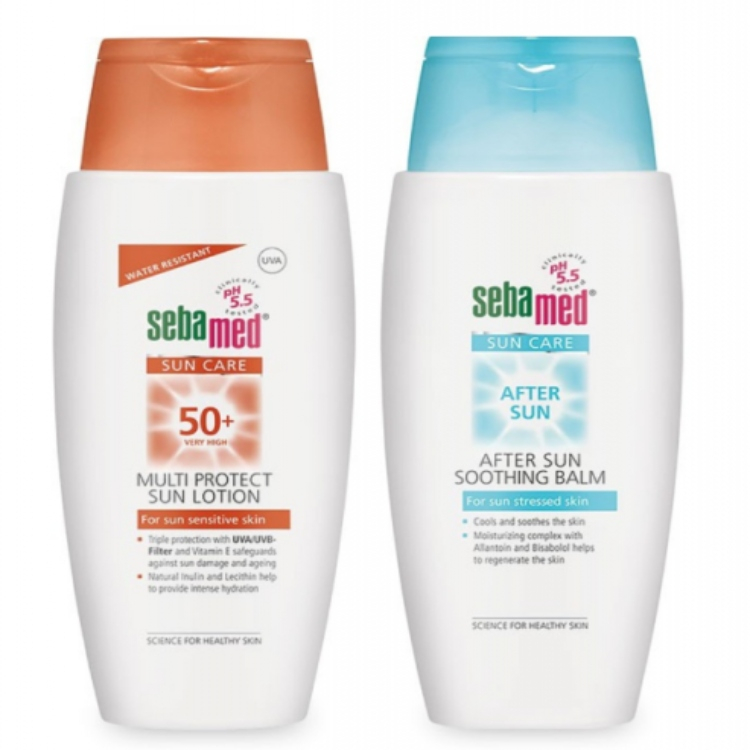 Sebamed Sun paket - losion SPF50+ 150ml + losion posle sunčanja 150ml