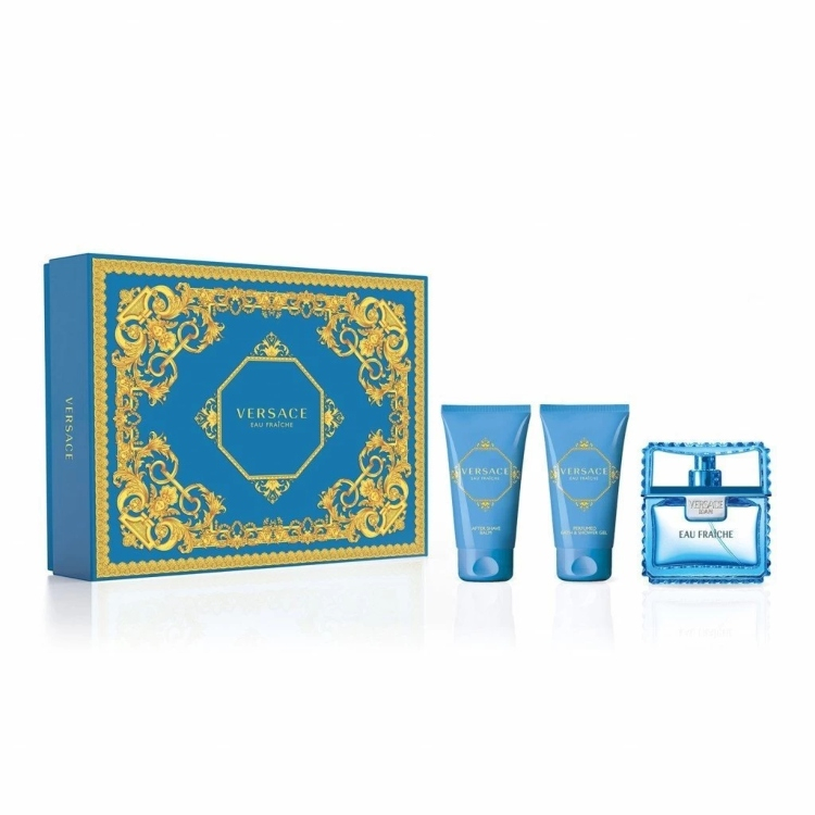 Versace Eau Fraiche muški set - toaletna voda 50ml + gel za tuširanje 50ml + aftershave 50ml