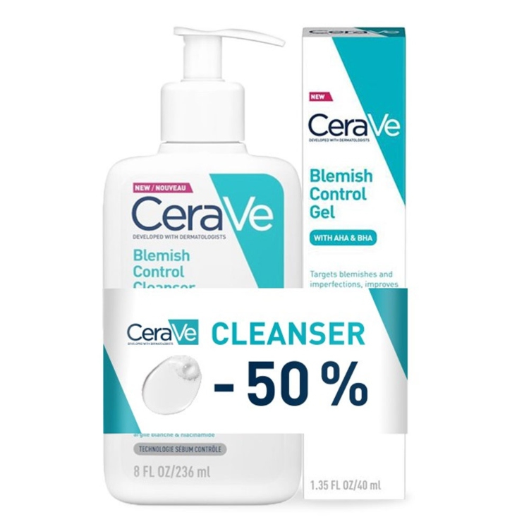 CeraVe set - Blemish Control Cleanser 236ml + gel 40ml