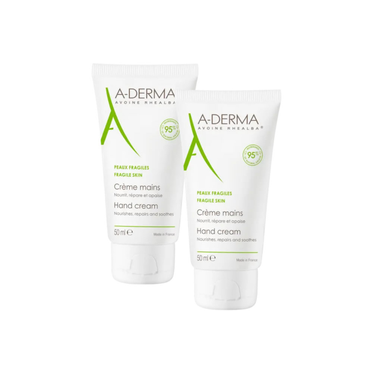 A-Derma krema za ruke duopak 2x50ml