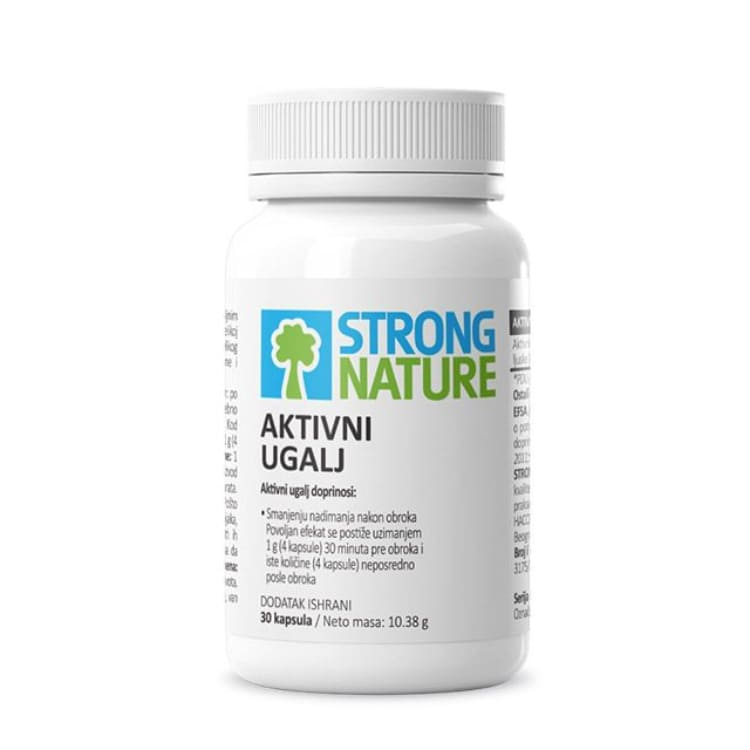 Strong Nature Aktivni ugalj 30 kapsula