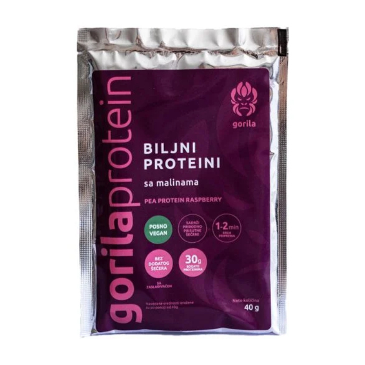 Gorila biljni proteini sa malinom 40g