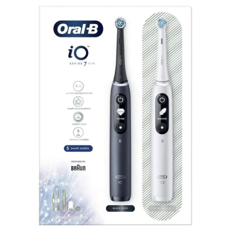 Oral-B POC iO 7 White + Black električna četkica