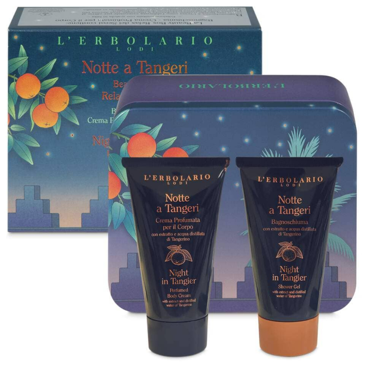 L'Erbolario Night in Tangier set - gel za tuširanje 75ml + krema za telo 75ml