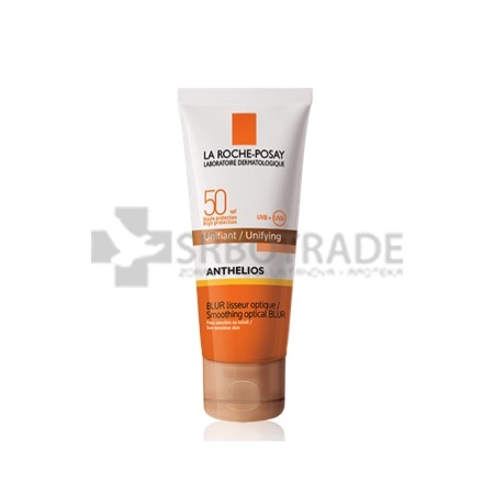 La Roche Posay Anthelios SPF50 Blur krema za lice sa optičkim efektom izglađivanja tena  Roso