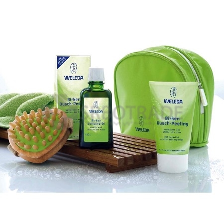 Weleda set protiv celulita breza + poklon neseser i masažer