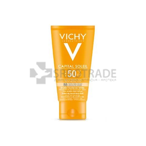 Vichy Capital Soleil obojeni fluid za zaštitu lica od sunca SPF50 