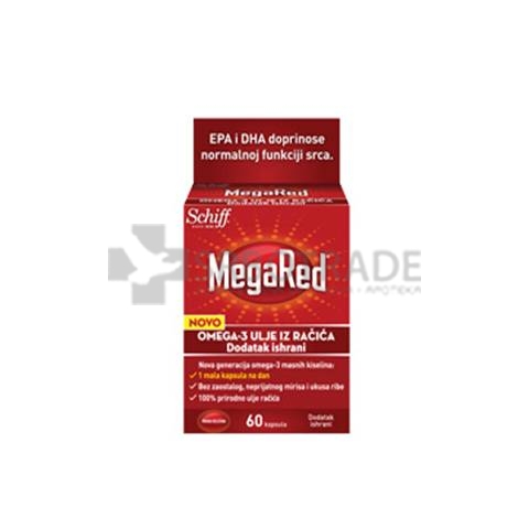 MegaRed Forte Omega 3 ulje iz račića 60 kapsula