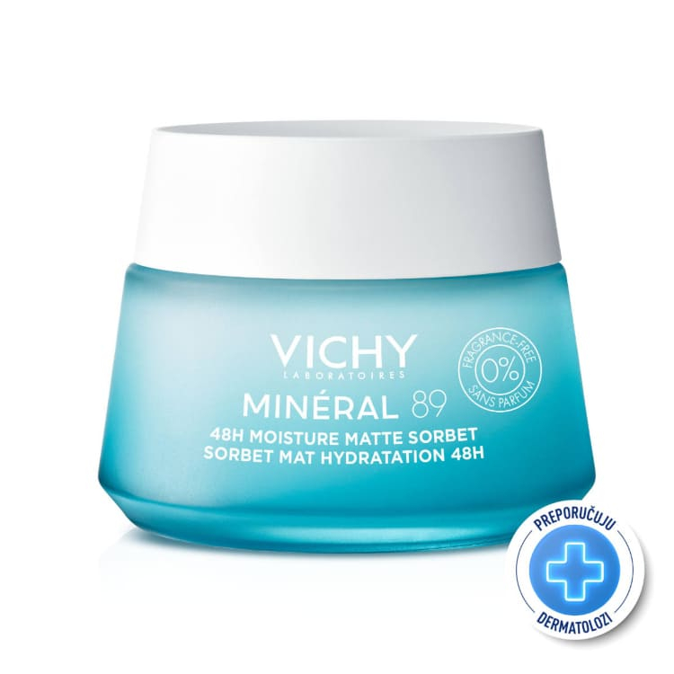 Vichy Mineral 89 Matte Sorbet krema 50ml