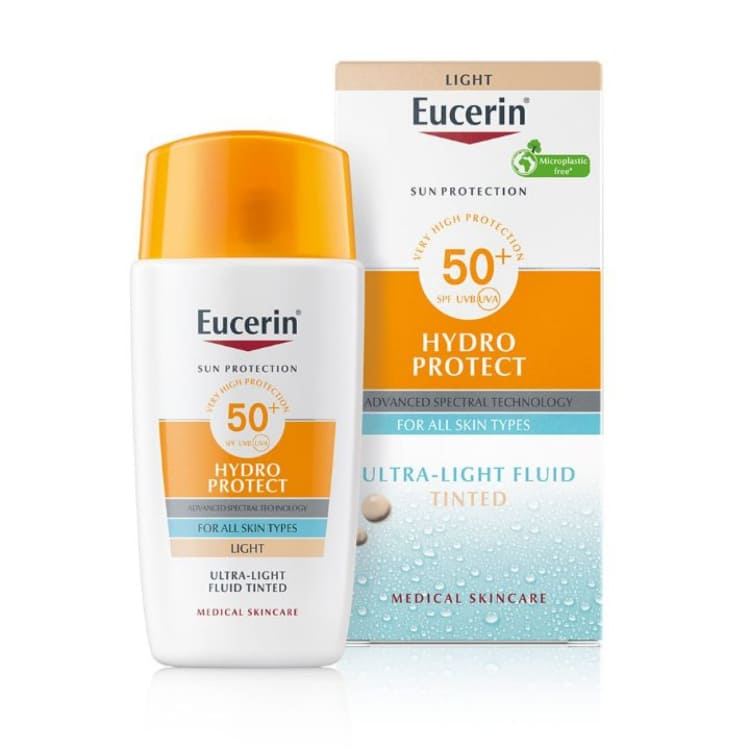 Eucerin Sun Hydro-Protect ultralagani fluid SPF50+ svetlija nijansa 50ml