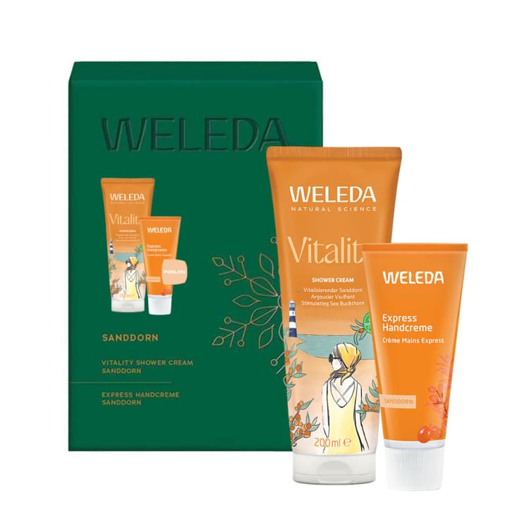 Weleda set - Vitality pasji trn gel za tuširanje 200ml + pasji trn krema za ruke 50ml