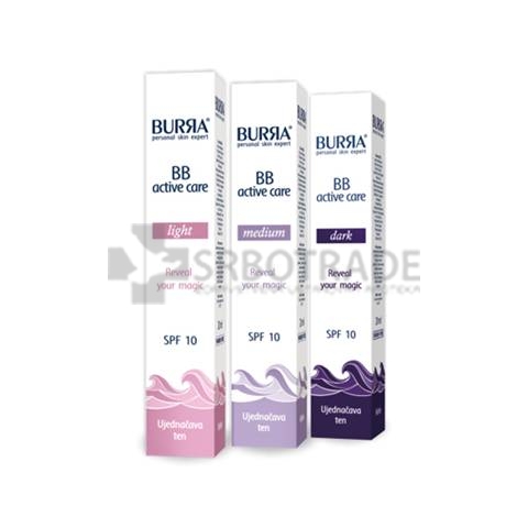 Burra BB Active Care Tonirani krem Dark SPF10
