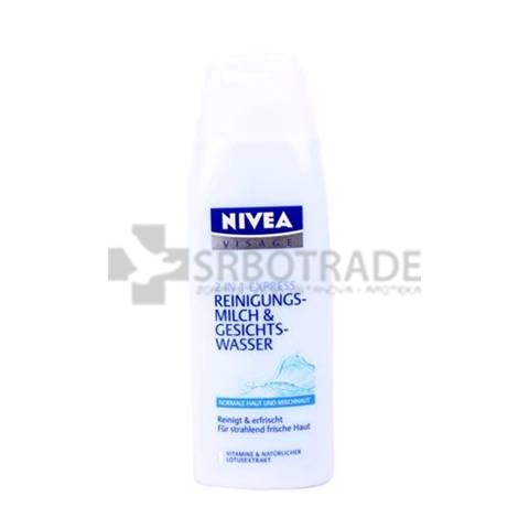 Nivea Visage mleko za čišćenje lica 2u1