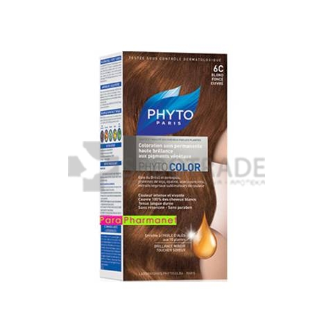 Phyto Color farba za kosu 6c tamno bakarna boja