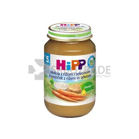 Hipp kašica od Šargarepe sa pirinčem i teletinom 