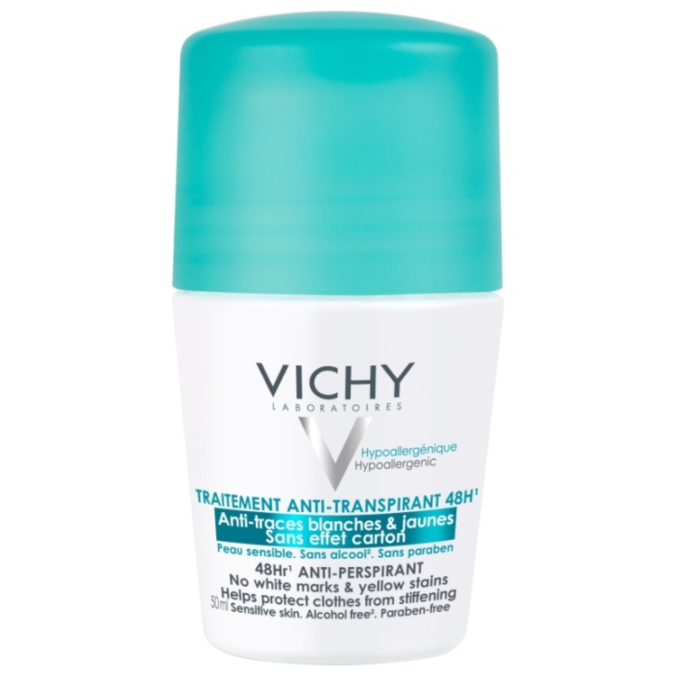 Vichy Deo Roll on protiv belih tragova i žutih fleka 50ml