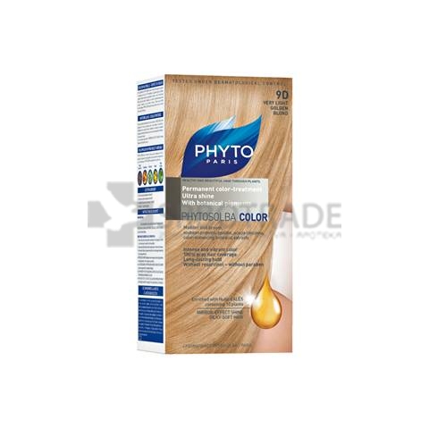 Phytocolor 9D Farba za kosu - veoma svetla zlatno plava