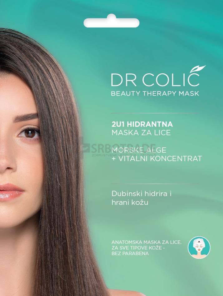 Dr Colic 2 u 1 Hidrantna maska Morske alge+Vitalni koncentrat