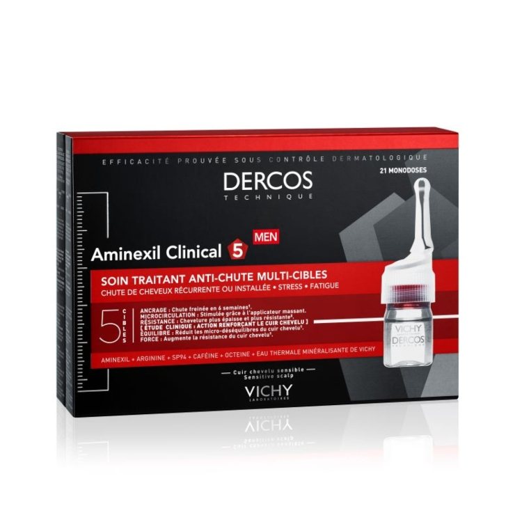 Vichy Dercos Aminexil Clinical 5 za muškarce 21 ampula