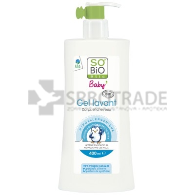 So-bio gel za čišćenje za kosu i telo za bebe
