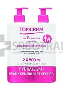 Topicrem PROMO Ultra hidratantno mleko za telo, 2x500ml