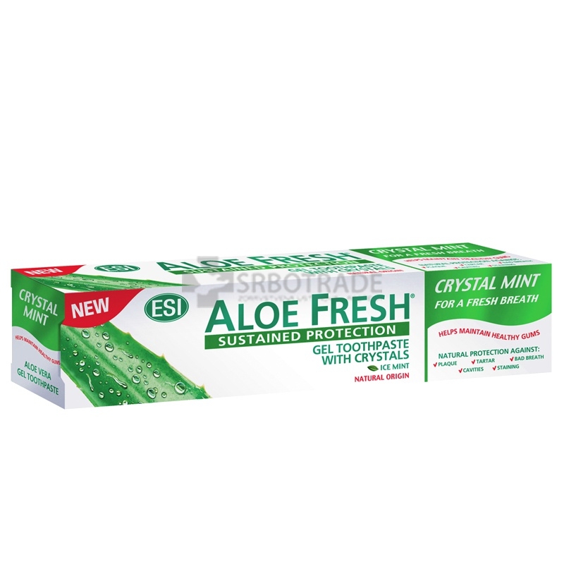 Pasta za zube Aloe Fresh Crystal Mint - 100ml