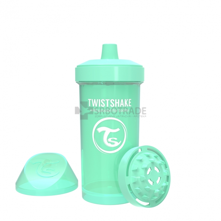 Twistshake Kid Cup 360ml Pastel Green (12+m)