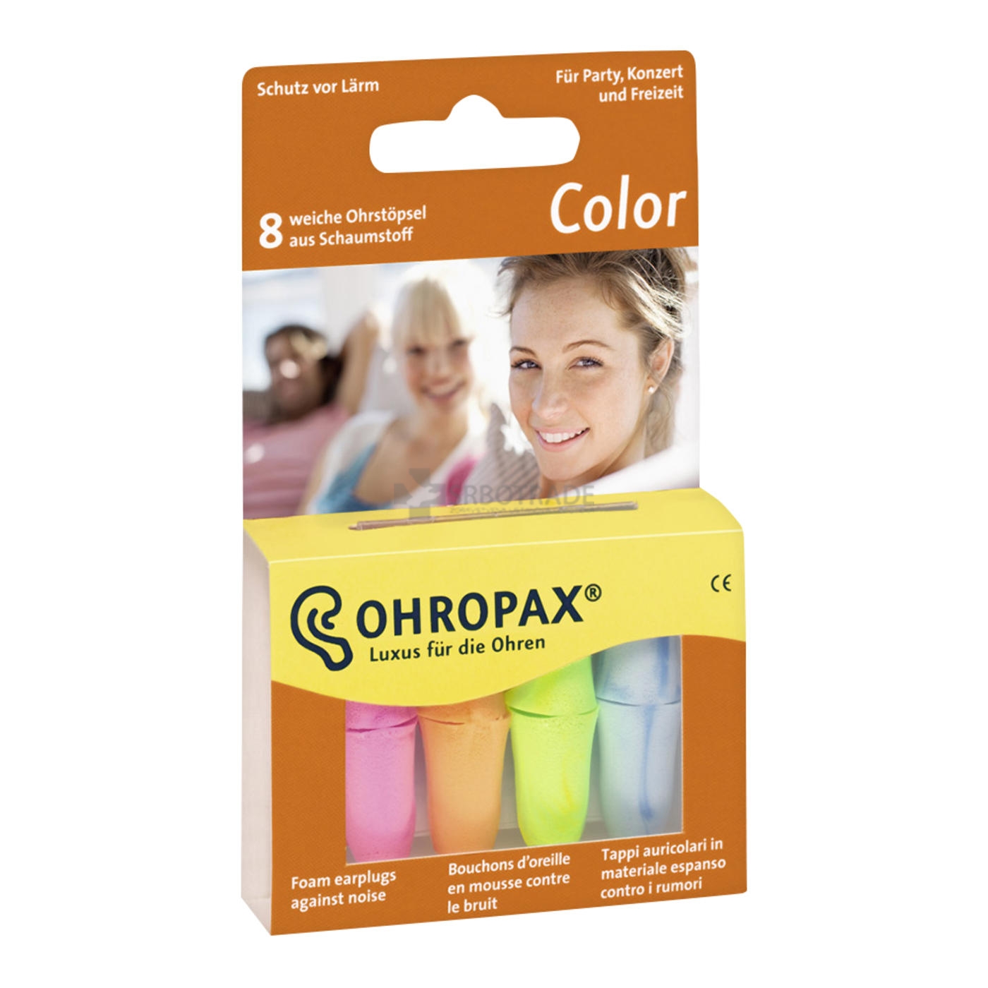 Ohropax Color čepići za uši 8 kom.