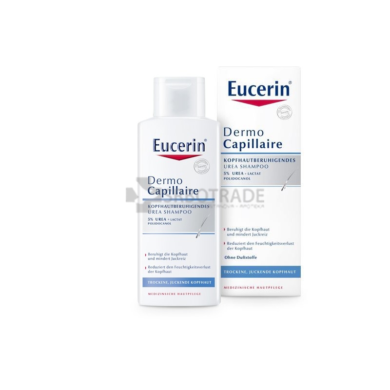 Eucerin DermoCapillaire Šampon za suvu kožu glave i suvu kosu