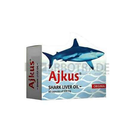 Ajkus ulje iz ajkuline jetre 500 mg 60 kapsula
