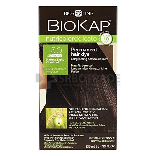 Biokap Delicato Rapid farba za kosu 5.0 Natural Light Chestnut