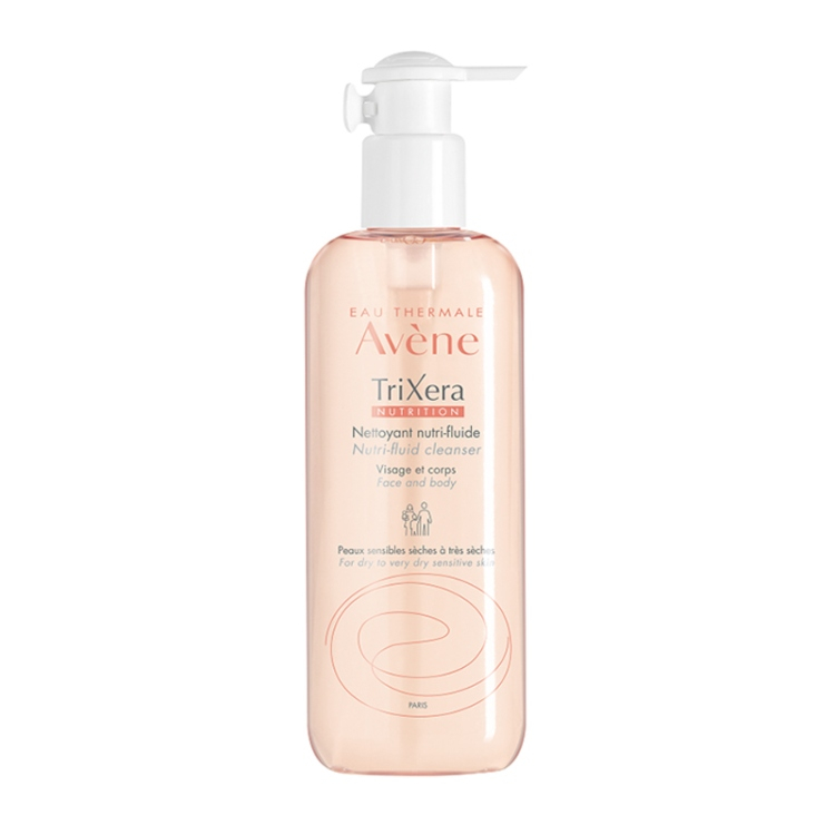 Avene TriXera Nutrition Nutri-fluid sredstvo za čišćenje 400ml