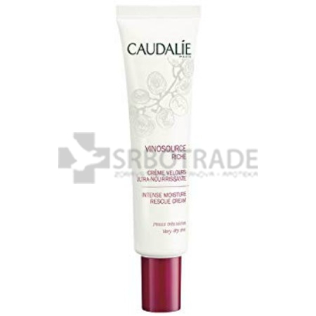 Caudalie Vinosource intenzivna hidrantna obnavljajuća krema 40ml