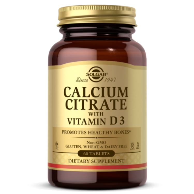 Solgar Kalcijum Citrat + vitamin D3 60 tableta